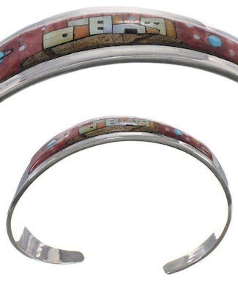 Multicolor Jewelry Native American Design Cuff Bracelet YS67322